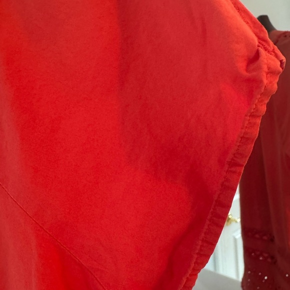 Madewell Rusty Orange Eyelet Angelica Top -Medium US - Picture 5 of 13